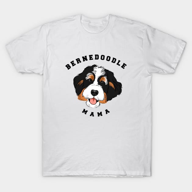 Bernedoodle Mama, Bernedoodle Mom, Bernedoodle Girl, Bernedoodle Lover T-Shirt by sockdogs